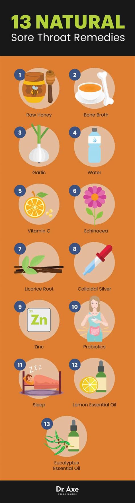 People with a sore throat often experience difficulty swallowing liquids and foods. 13 Natural Sore Throat Remedies for Fast Relief - Dr. Axe