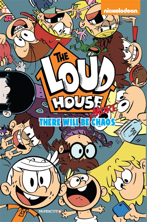 Nickalive Papercutz Releases The Loud House 2 “there Will Be More Chaos” Graphic Novel