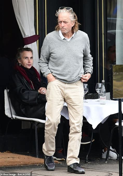 Michael Douglas 78 Is Seen Sporting Long Red Locks Again Daily Mail