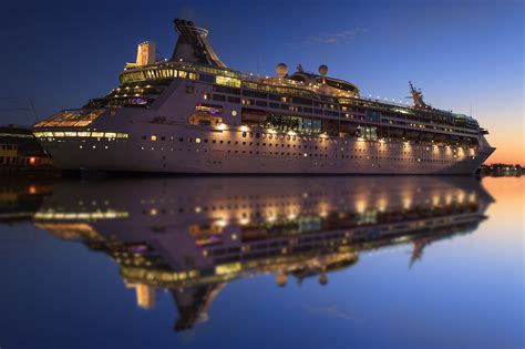 Wallpaper Ocean Cruise Blue Sunset Sea Vacation Reflection