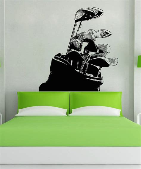 Vinyl Wall Decal Sticker Golf Clubs 5103s In 2021 Vinyl Wall Decals
