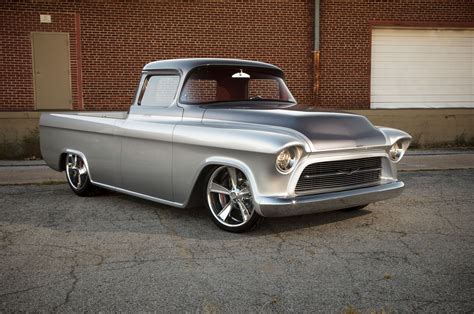 One Of A Kind 1957 Chevrolet Pickup With 650 Hp Heads To Auction
