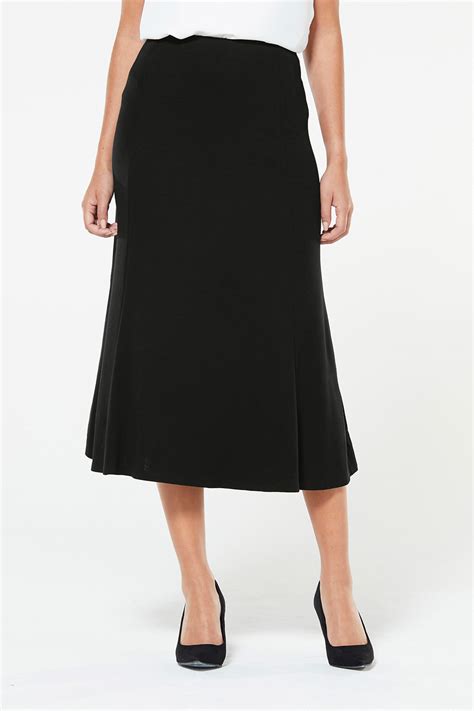 Classic Cut About Jersey Crepe Skirt Home Delivery Bonmarché