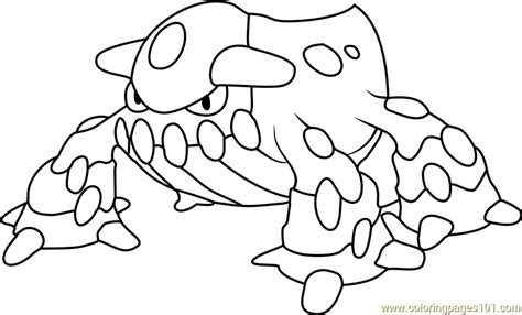 Minecraft steve is running coloring pages. Heatran Pokemon Coloring Page - Free Pokémon Coloring ...