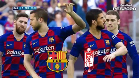 Three more big points for fc barcelona (match report), who went down to the south of spain to take on granada in week 29 of la liga! Barcelona vs Granada - La Liga 2020 Highlights | PES 2020 ...