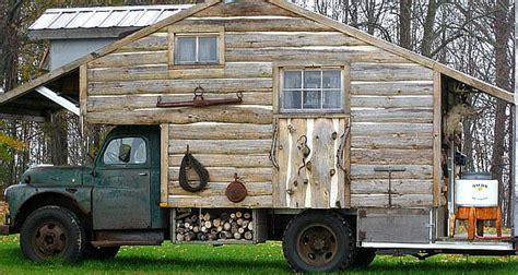 Maybe you would like to learn more about one of these? Truck Camper or Mobile Log Cabin? - RVshare.com