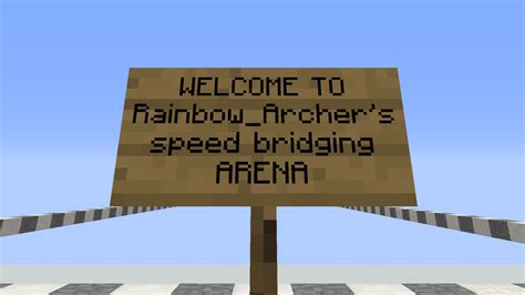 Speed Bridging Practice Minecraft Map