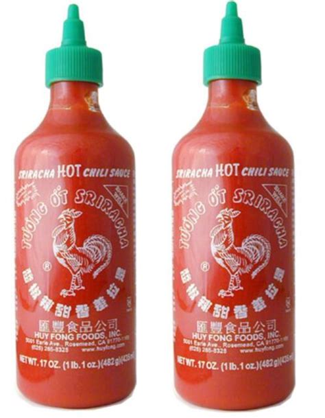 Sriracha Red Rooster Hot Chili Sauce 17oz X 2 Pack New Stock Free Shipping Ebay