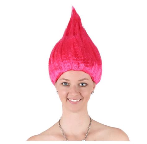 2020 Trolls Flame Wig Halloween Cosplay Spirit Wig Party Crazy Spirit