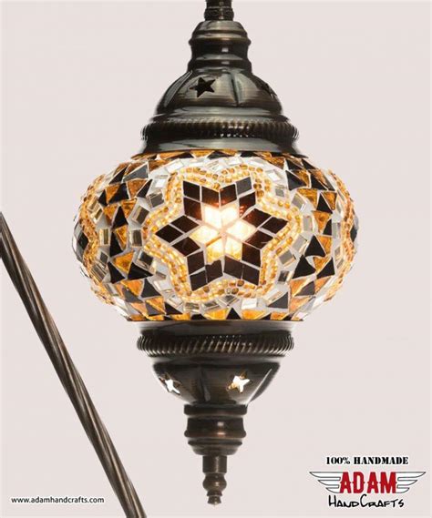Swan Neck Mosaic Table Lamp Gold Model 1 Medium Mosaic Lamps