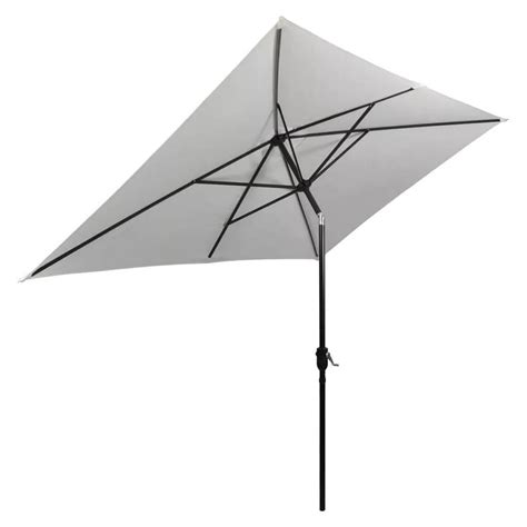 Rectangle Outdoor Patio Umbrella Sunshade Crank Tilt Garden Parasol