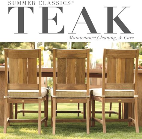 teak tweak maintaining cleaning teak furniture
