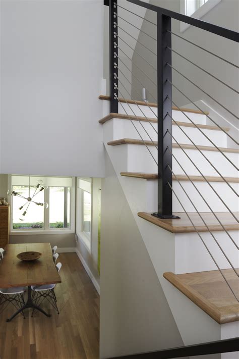 Amazing Cable Stair Railing Indoor Ideas Stair Designs