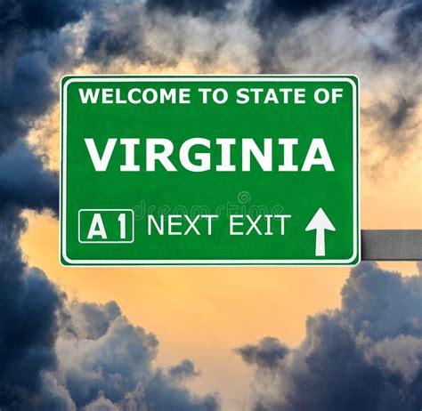 Welcome To Virginia Road Sign Stock Photos Free And Royalty Free Stock