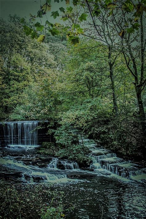 Waterfall The Waterfall At Yarrow Valley Country Park At C Flickr
