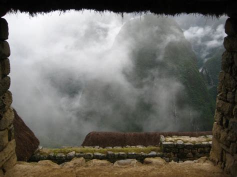 Machu Picchu In The Fog Photo