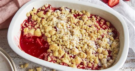 Wie lange muss mein kuchen backen? Erdbeer-Crumble - einfach & schnell vorbereitet | Einfach ...