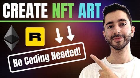 How To Create Nft Art With No Coding Experience Using Rarible Youtube