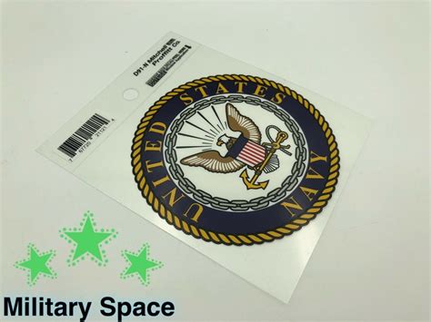 Usn Us Navy 4 Inch Military Seal Logo Vinyl Decal Window Car Sticker