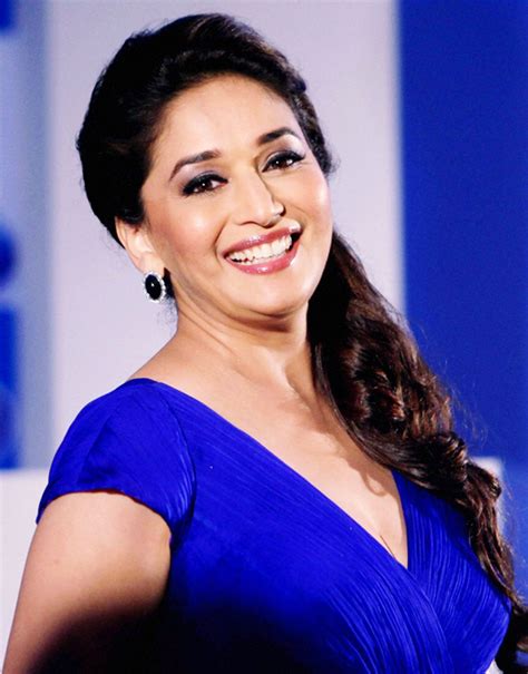 Madhuri Dixit Dazzles In Sexy Blue Indiatimes Com