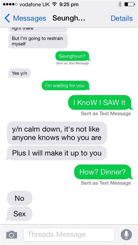 Kpop Idol Texts Accidental Sexting W T O P Thanks For