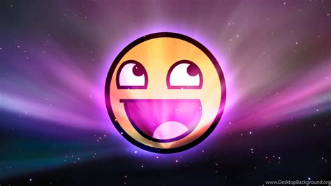 Smiley Face In Space Wallpapers Desktop Background