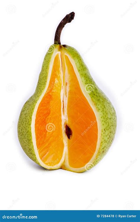 Pearorange Stock Photo Image Of Fruit Orange Studio 7284478