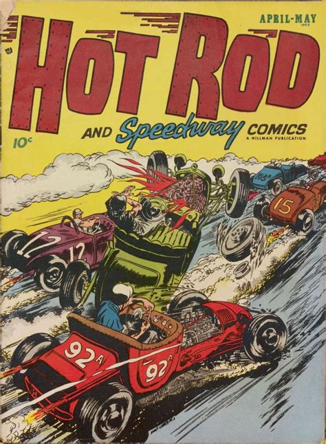 Hot Rod And Speedway Comics Comic Book Cover Hot Rods Comics
