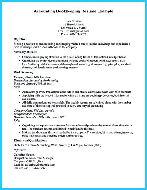 Bookkeeper is a position that is responsible for some ...