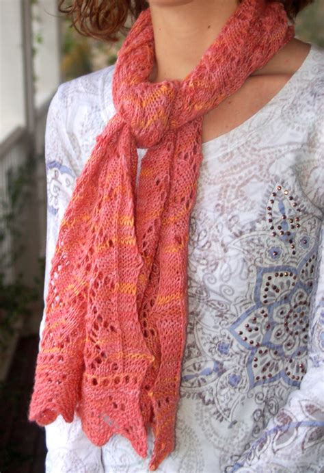Stitchnquilt Lace Knitted Scarf