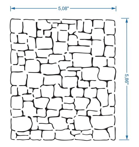Inch Stone Plan Template