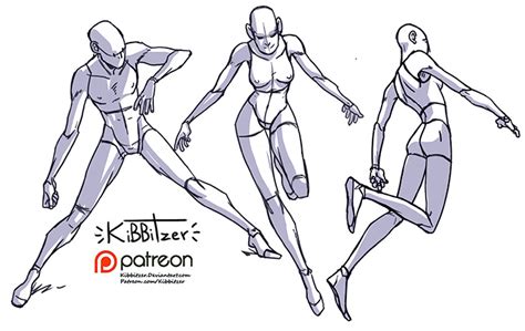 5 september reference sheets previews kibbitzer on patreon drawing poses figure drawing