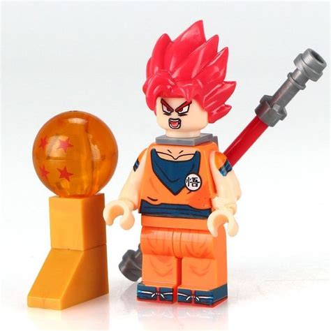 Lego ninjago legacy overlord dragon 71742 ninja playset building kit featuring posable dragon toy, new 2021 (372 pieces) 4.9 out of 5 stars 573 $23.99 $ 23. Dragon Ball Z Goku with Red hair Lego Anime minifigure Compatible Toys | Lego dragon, Dragon ...