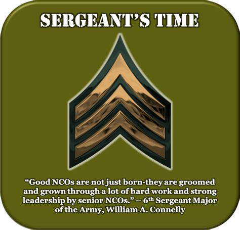 Introducing Sergeants Time The Company Leader