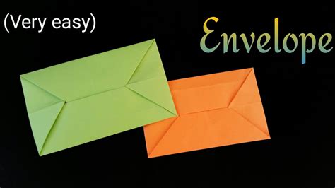 Easy Envelope Diy Origami Tutorial By Paper Folds Youtube