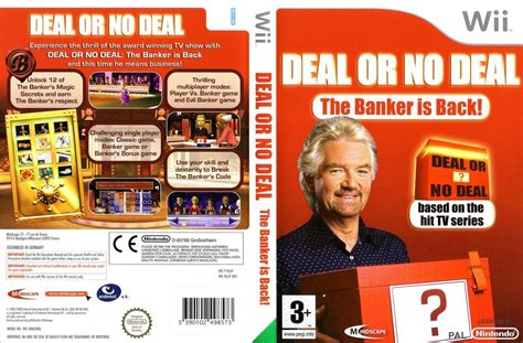 Deal or No Deal Wii - Nintendo Wii Game Covers - Deal Or No Deal - The Banker is Back PAL 