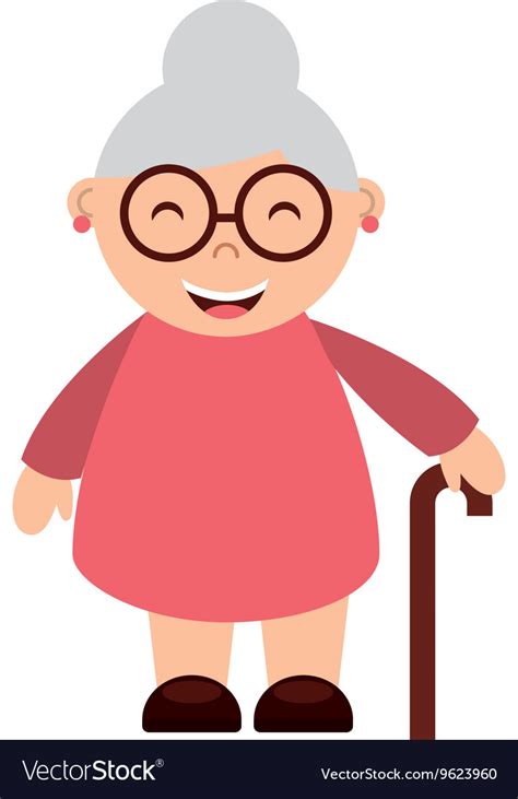 Grandmother Isolated Icon Design Royalty Free Vector Image