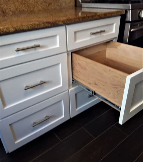 Converting Lower Cabinets To Drawers Kitchen Craftsman Geneva Illinois