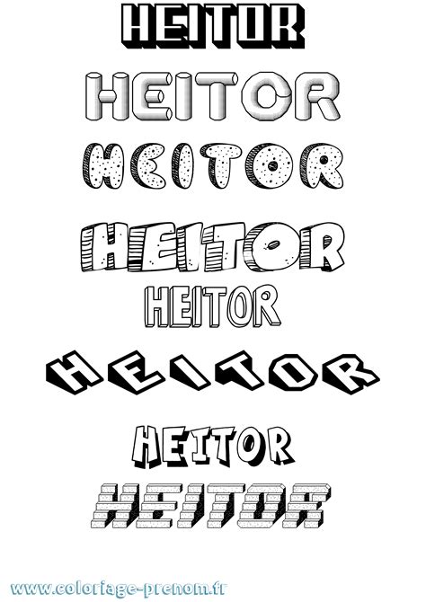 Nome Heitor Para Imprimir