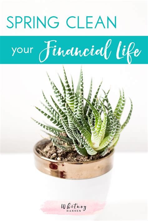 Spring Clean Your Financial Life Whitney Hansen Money Coaching In