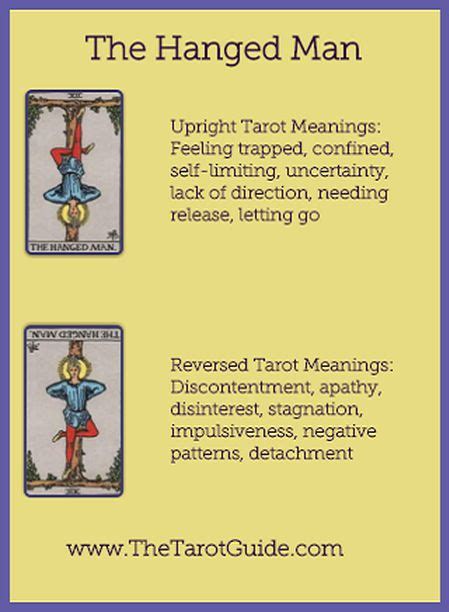 The Hanged Man Tarot Learning Tarot Book Tarot Meanings