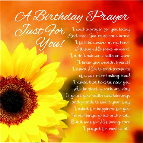 Christian Birthday Card I Said A Prayer Verse Etsy