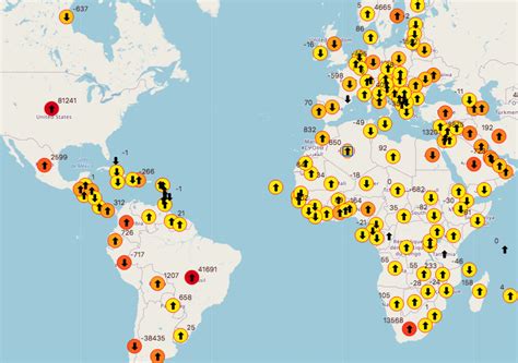 This map tracks the novel coronavirus outbreak in each country worldwide. Week 29 Covid-19 World Map - Global MapAid