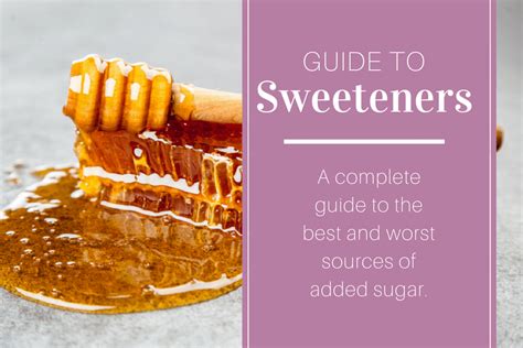 Guide To Sweeteners Stephanie Kay Nutritionist And Speaker