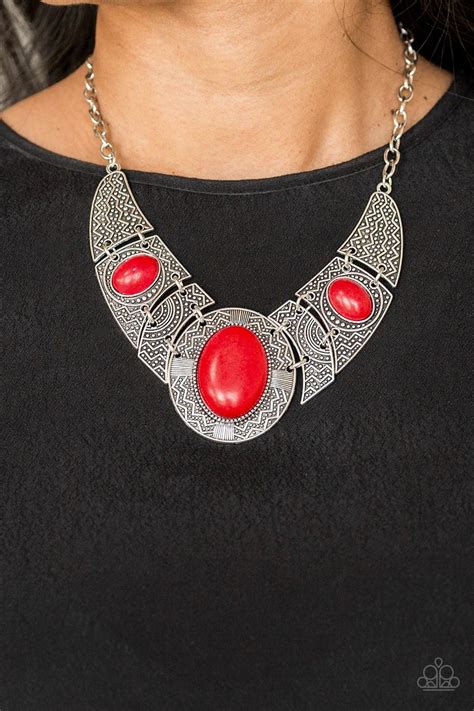 Pin By Styletteboutique On January Red Necklace Set Red Necklace