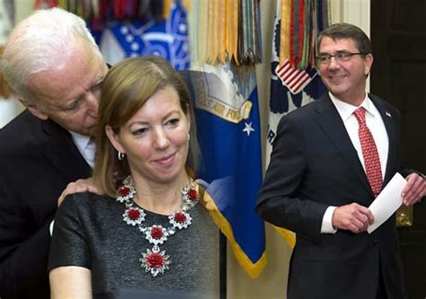 Joe Biden Gets Touchy With Defense Secretarys Wife Indiatv News