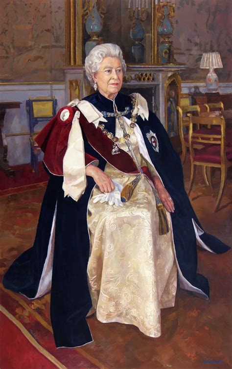 Elizabeth ii (elizabeth alexandra mary; RSPP Royal Society Portrait Painters - Mall Galleries St ...