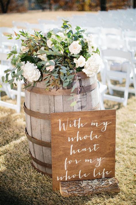 Proof Neutral Weddings Are Beyond Gorgeous Rustic Wedding Signs