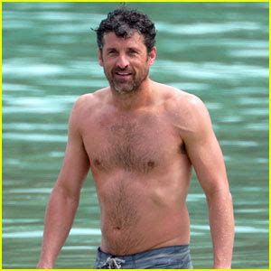 Patrick Dempsey Goes Shirtless At The Beach With Wife Jillian Bikini