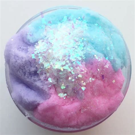 Colorful Rainbow Cloud Slime Clay Polymer Anti Stress Kids Toy Cotton